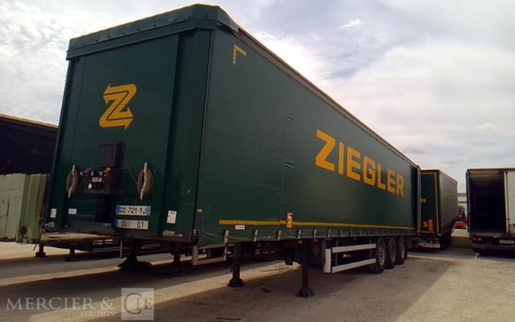 LECITRAILER SEMI REMORQUE BACHE 3 ESSIEUX PTAC 38T  GC-721-YJ
