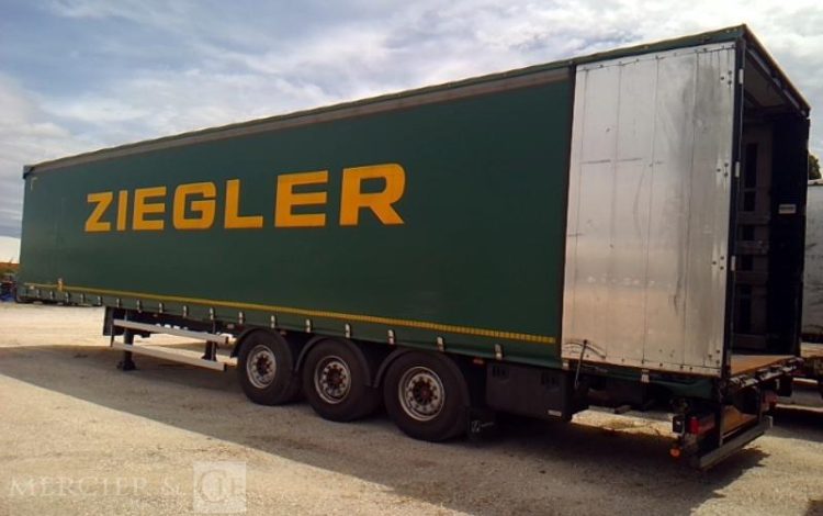 LECITRAILER SEMI REMORQUE BACHE 3 ESSIEUX PTAC 38T  GC-721-YJ