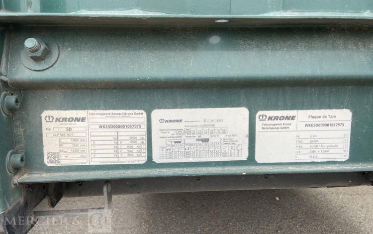 KRONE SEMI REMORQUE  GM-045-GL
