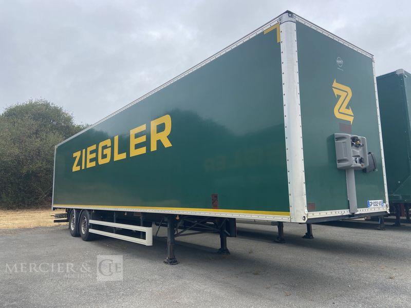 Semi-remorque fourgon Fruehauf VERT 2 ESSIEUX — occasion