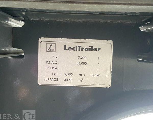 LECITRAIL SEMI REMORQUE FOURGON  GX-417-KB