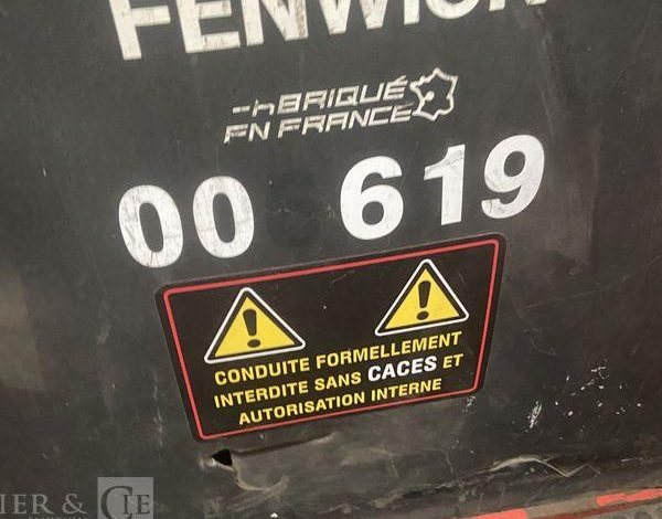 FENWICK TRANSPALETTE ELECTRIQUE T20SP-02 – CAP T2 – AN 2017 – 7834 HEURES ORA H06619