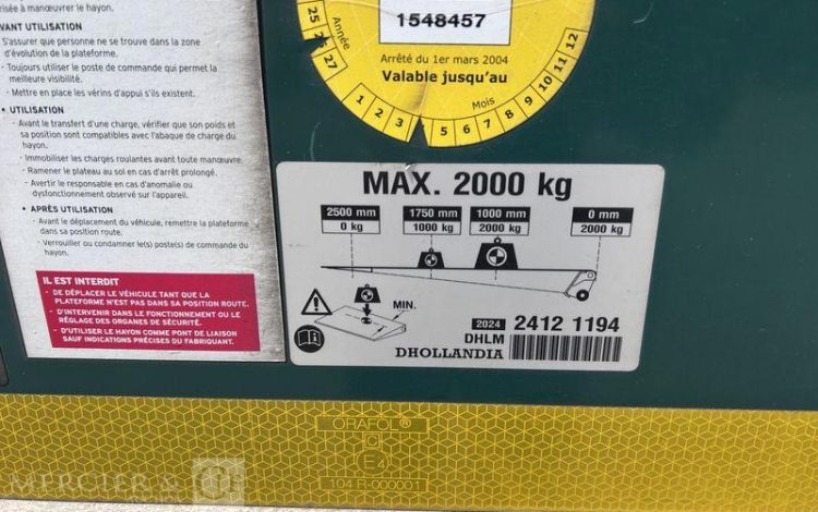 MERCEDES ATEGO 1524 VERT HC-415-LM
