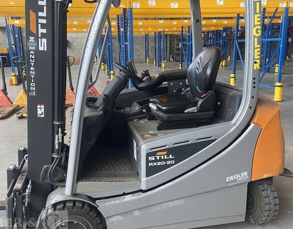 STILL CHARIOT ELEVATEUR ELECTRIQUE RX20-20PL – CAP 2T – AN 2024 – 354 HEURES ORA N00549
