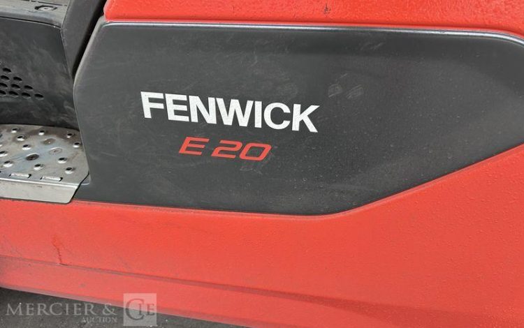 FENWICK CHARIOT ELEVATEUR ELEC E20DL – CAP 2T – AN 2025 – 209 HEURES ROUGE P01409