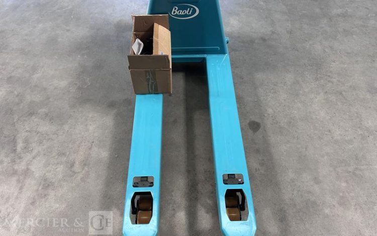BAOLI TRANSPALETTE ELECTRIQUE EP15-03 – CAP 1T5 – AN 2025 BLEU PA2134
