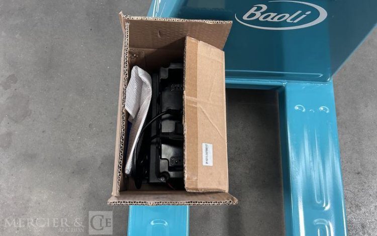 BAOLI TRANSPALETTE ELECTRIQUE EP15-03 – CAP 1T5 – AN 2025 BLEU PA2134