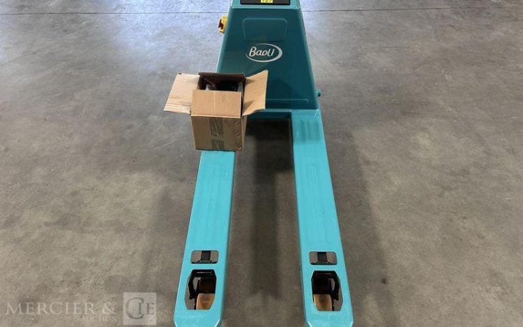 BAOLI TRANSPALETTE ELECTRIQUE P15-03 – CAP 1T5 – AN 2025 BLEU PA2141