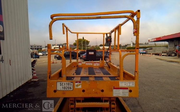 HAULOTTE NACELLE PLATEFORME CISEAUX COMPACT 10 – 10M – 625H – AN2012  SCI10206