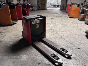 FENWICK TRANSPALETTE ELECTRIQUE T16L -CAP 1T6 – AN 2021 – 1325 HEURES ROUGE Y02508