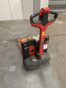 LINDE TRANSPALETTE ELECTRIQUE MT15 -CAP 1T5 – AN 2021 – 848 HEURES ROUGE Y60073