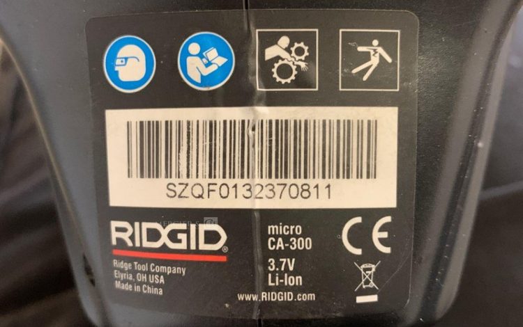 RIDGID MICRO CA-300  CAM010088