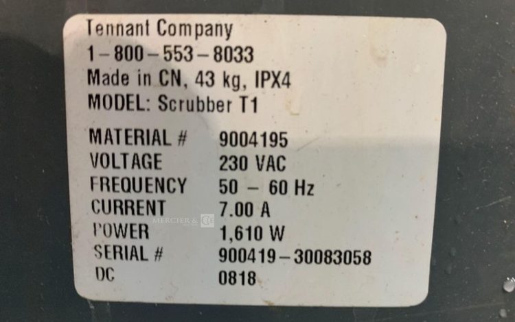 NILFISK SCRUBBER T1  LAV010184