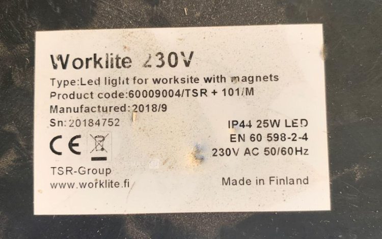 WORKLITE LED LIGHT  LAN010105