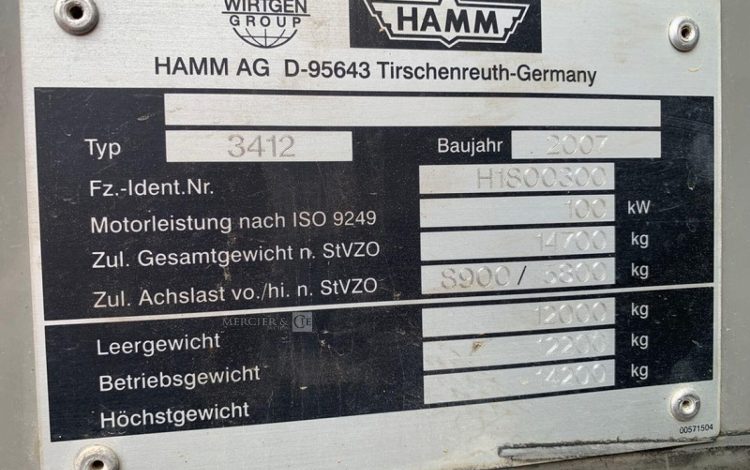HAMM 3412  24410146