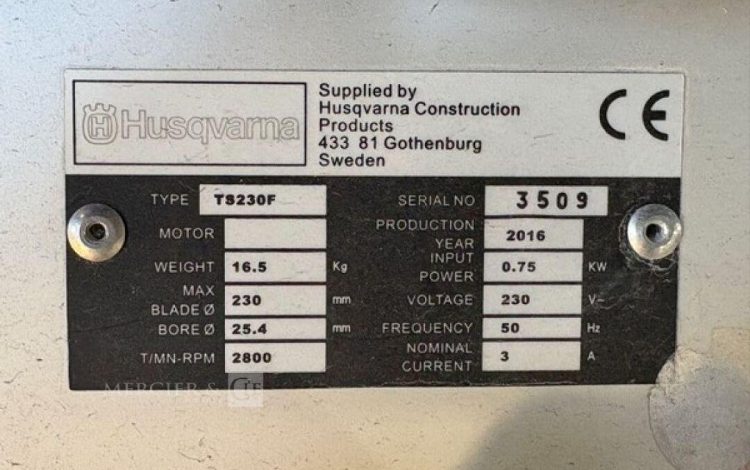 HUSQVARNA TS230F  122MAM8
