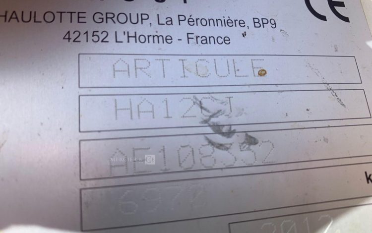 HAULOTTE HA12CJ TE12  ELE744034
