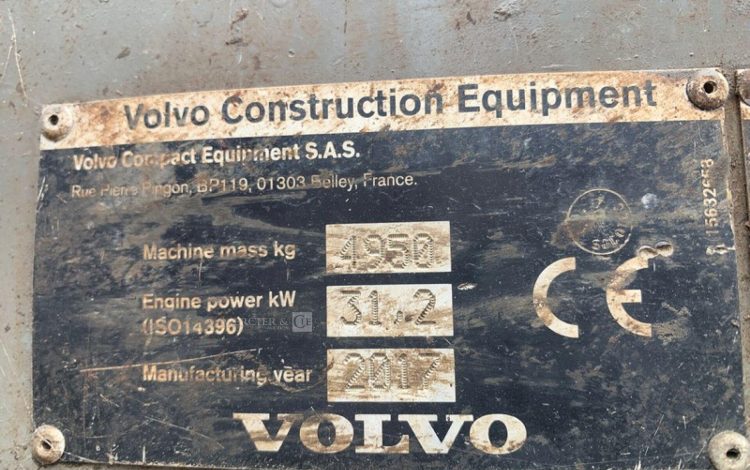 VOLVO ECR50D  10896