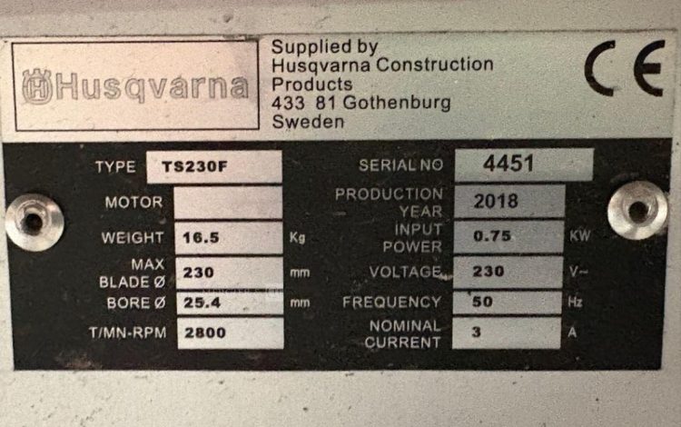 HUSQVARNA TS230F  195MAM8