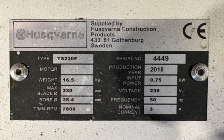 HUSQVARNA TS230F  195MAM8