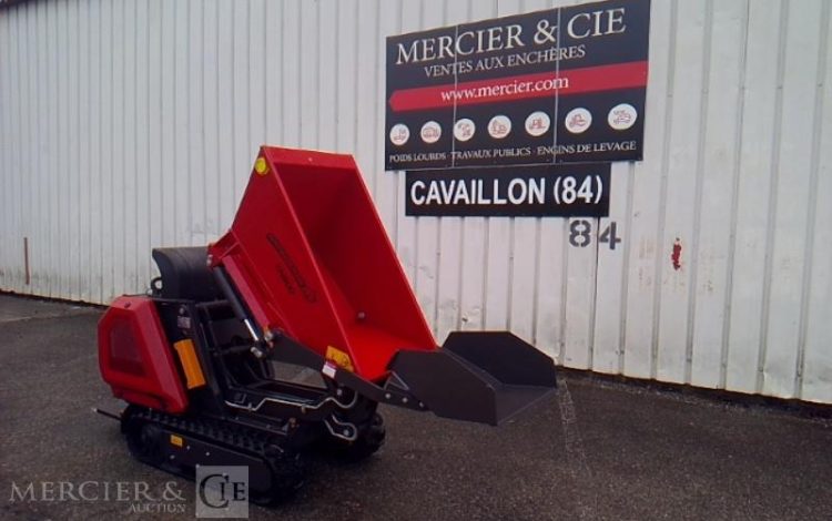 GENERIQUE MINI DUMPER SUR CHENILLE  RHINOCEROS XN800 – D192 – AN2024 MATERIEL NEUF ROUGE 800 639