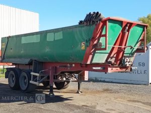 TRAILOR SEME REMORQUE BENNE BASCULANTE 2 ESSIEUS – PTAC : 33 TONNES – ANNEE 2017  810CTQ59