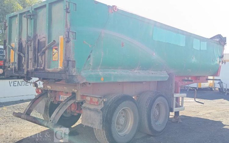 TRAILOR SEME REMORQUE BENNE BASCULANTE 2 ESSIEUS – PTAC : 33 TONNES – ANNEE 2017  810CTQ59