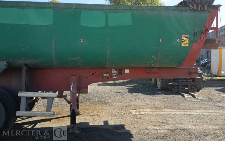 TRAILOR SEME REMORQUE BENNE BASCULANTE 2 ESSIEUS – PTAC : 33 TONNES – ANNEE 2017  810CTQ59