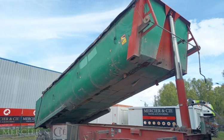 TRAILOR SEME REMORQUE BENNE BASCULANTE 2 ESSIEUS – PTAC : 33 TONNES – ANNEE 2017  810CTQ59