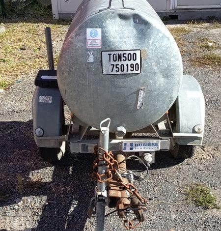 HUBIERE REMORQUE CITERNE 500L  CD-273-EH