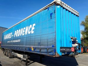 KRONE SEMI REMORQUE BACHEE 3 ESSIEUX PTAC : 38 TONNES – ANNEE 2012  CG-077-KW