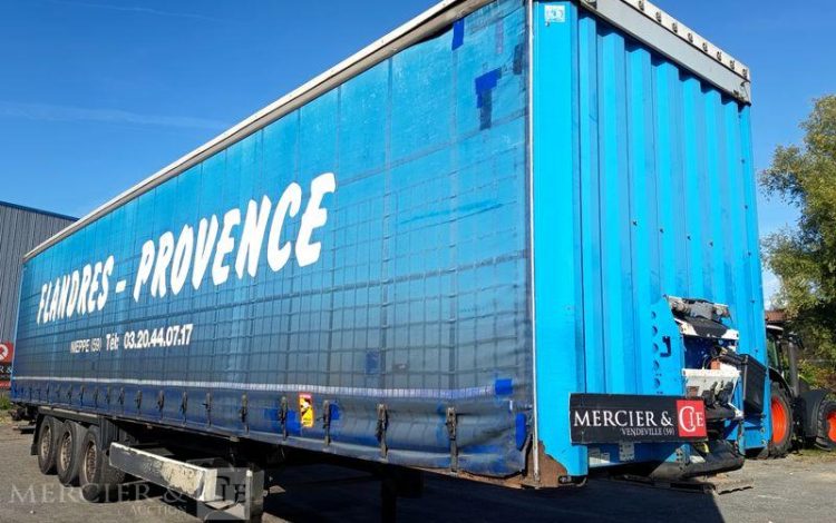 KRONE SEMI REMORQUE BACHEE 3 ESSIEUX PTAC : 38 TONNES – ANNEE 2012  CG-077-KW