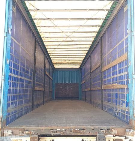 KRONE SEMI REMORQUE BACHEE 3 ESSIEUX PTAC : 38 TONNES – ANNEE 2012  CG-077-KW