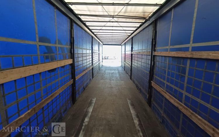 KRONE SEMI REMORQUE BACHEE 3 ESSIEUX PTAC : 38 TONNES – ANNEE 2012  CG-077-KW