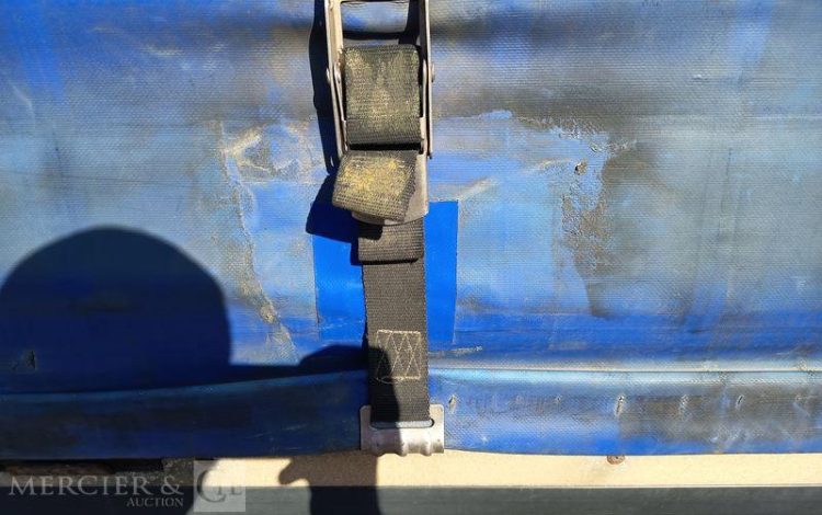 KRONE SEMI REMORQUE BACHEE 3 ESSIEUX PTAC : 38 TONNES – ANNEE 2012  CG-077-KW
