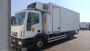 IVECO EUROCARGO 140 E 18 AVEC GROUPE FRIGO EN DESIGNATION – DIESEL – 146078 KMS BLANC CJ-993-DX