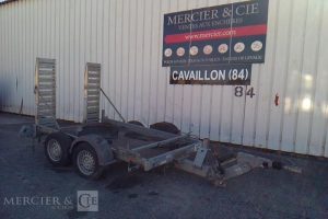 HUBIERE REMORQUE PORTE ENGIN 2T  CQ-854-PJ