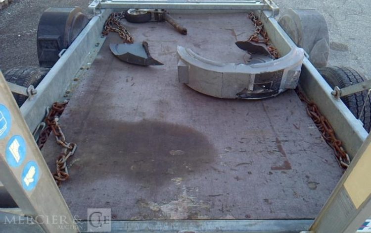HUBIERE REMORQUE PORTE ENGIN 2T  CQ-854-PJ