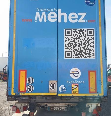 KRONE SEMI REMORQUE BACHEE 3 ESSIEUX – PTAC : 38 TONNES – ANNEE 2013  CS-563-LC
