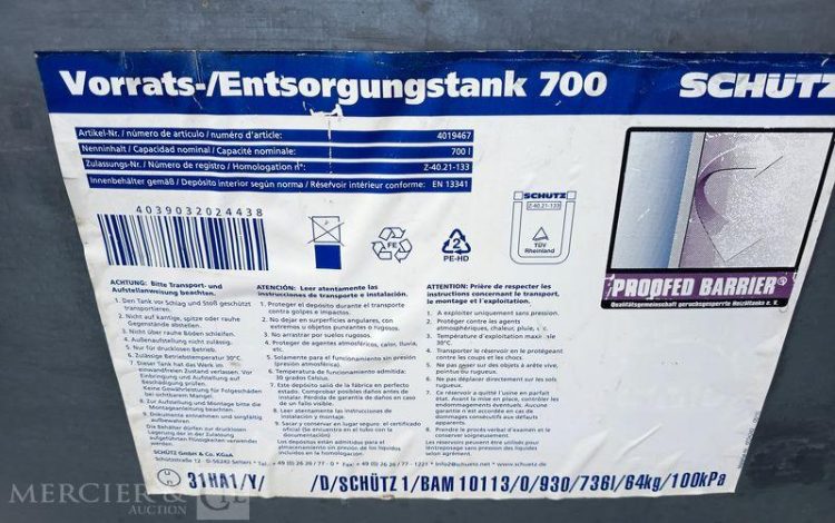 CUVE FUEL 700L PALETTISABLE  CUV010869