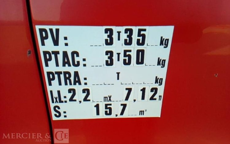 MULTITEL 35S11 NACELLE SUR VL 20M – MT 202 DS – 3663H – 79016KM – AN 2013 ROUGE DA-398-PB