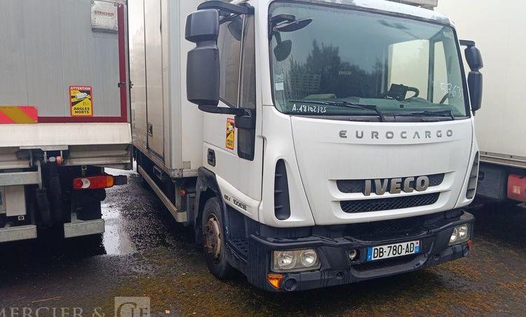 IVECO EURO CARGO 100E118 EEV AVEC GROUPE FROID EN DESIGNATION PTAC : 10 T – DIESEL BLANC DB-780-AD