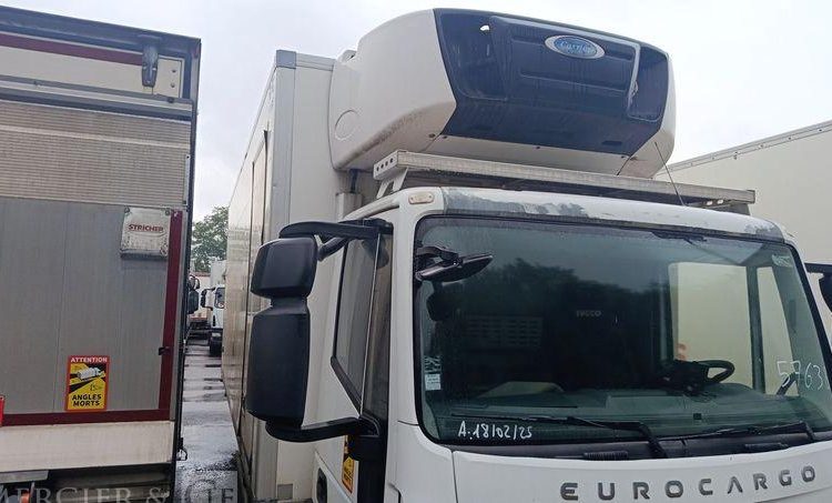IVECO EURO CARGO 100E118 EEV AVEC GROUPE FROID EN DESIGNATION PTAC : 10 T – DIESEL BLANC DB-780-AD