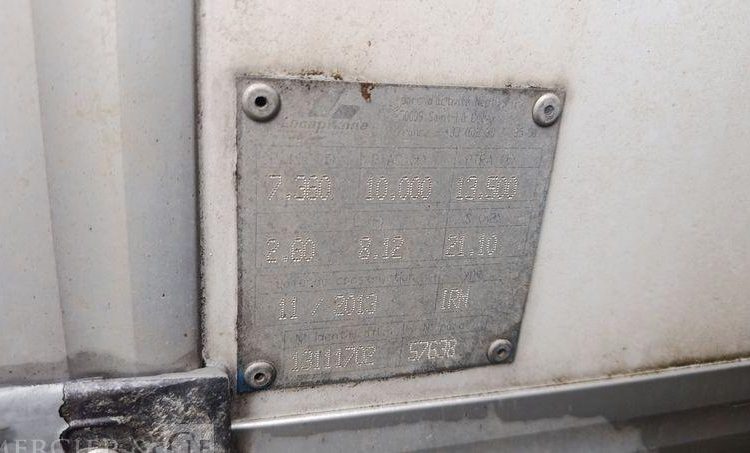 IVECO EURO CARGO 100E118 EEV AVEC GROUPE FROID EN DESIGNATION PTAC : 10 T – DIESEL BLANC DB-780-AD
