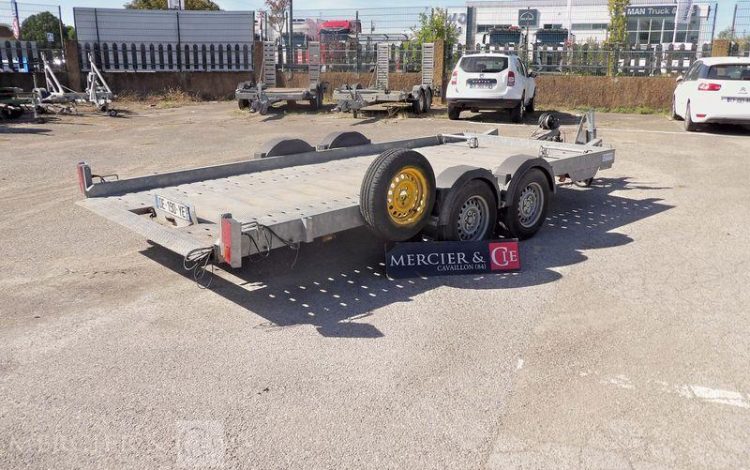 HUBIERE REMORQUE PORTE-VOITURE CU:1T65  DE-190-YE