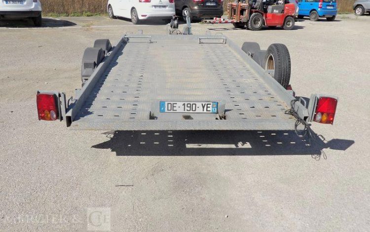 HUBIERE REMORQUE PORTE-VOITURE CU:1T65  DE-190-YE