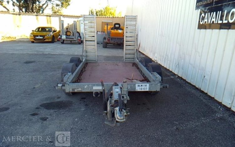 HUBIERE REMORQUE PORTE-ENGIN CU 2T  DF-118-PR