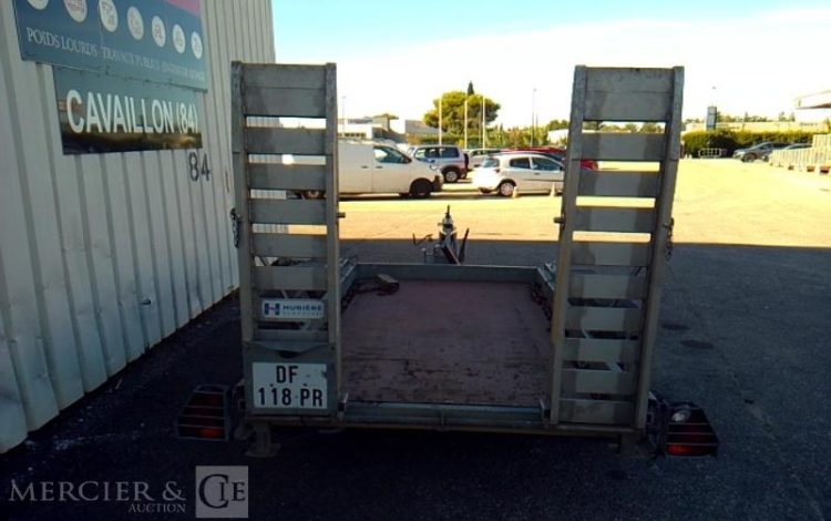 HUBIERE REMORQUE PORTE-ENGIN CU 2T  DF-118-PR