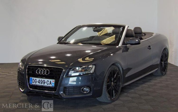 AUDI A5 CABRIOLET 3.0 TDI 240CH AMBIENTE QUATTRO S-TRONIC GRIS DG-499-CA