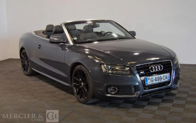 AUDI A5 CABRIOLET 3.0 TDI 240CH AMBIENTE QUATTRO S-TRONIC GRIS DG-499-CA